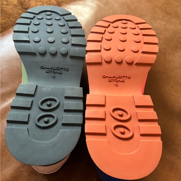 Charlotte Stone Adam lug sole penny loafers in Solimar color Women’s 15 - Picture 5 of 10